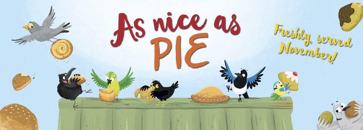 maverickbooks's tweet photo. Warm up with a hearty, tasty pie and a good picture book! @gary_shep @timbudgen #AsNiceAsPie is out 28th Nov! https://t.co/xfhKZKgpKV https://t.co/YaGeZ7ybhP