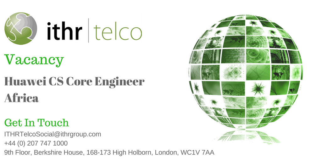 ITHRtelco's tweet photo. We are currently looking for a Huawei CS Core Engineer in Africa, Get in Touch #Huawei #CS #CSCore #Engineer #Africa #Job #Vacancy #Telco https://t.co/KX2ghsS3Lr