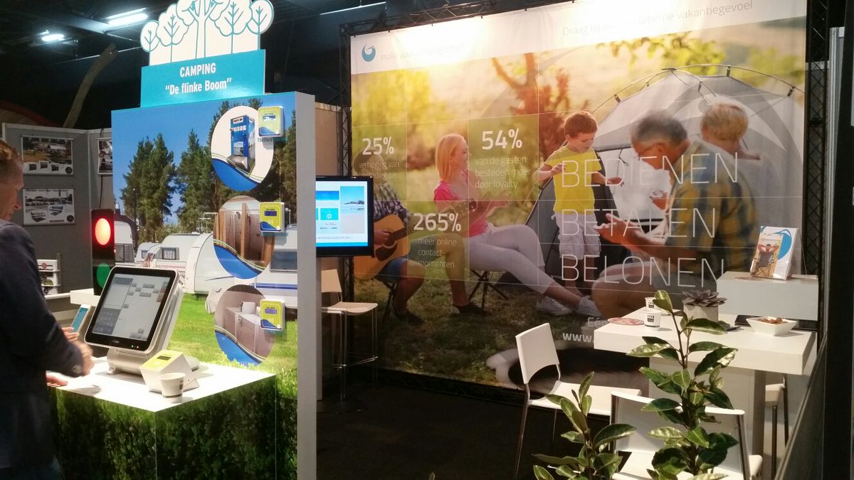 De Recreatie Vakbeurs in #hardenberg  is zojuist van start gegaan! #stand #hal4 #437-A