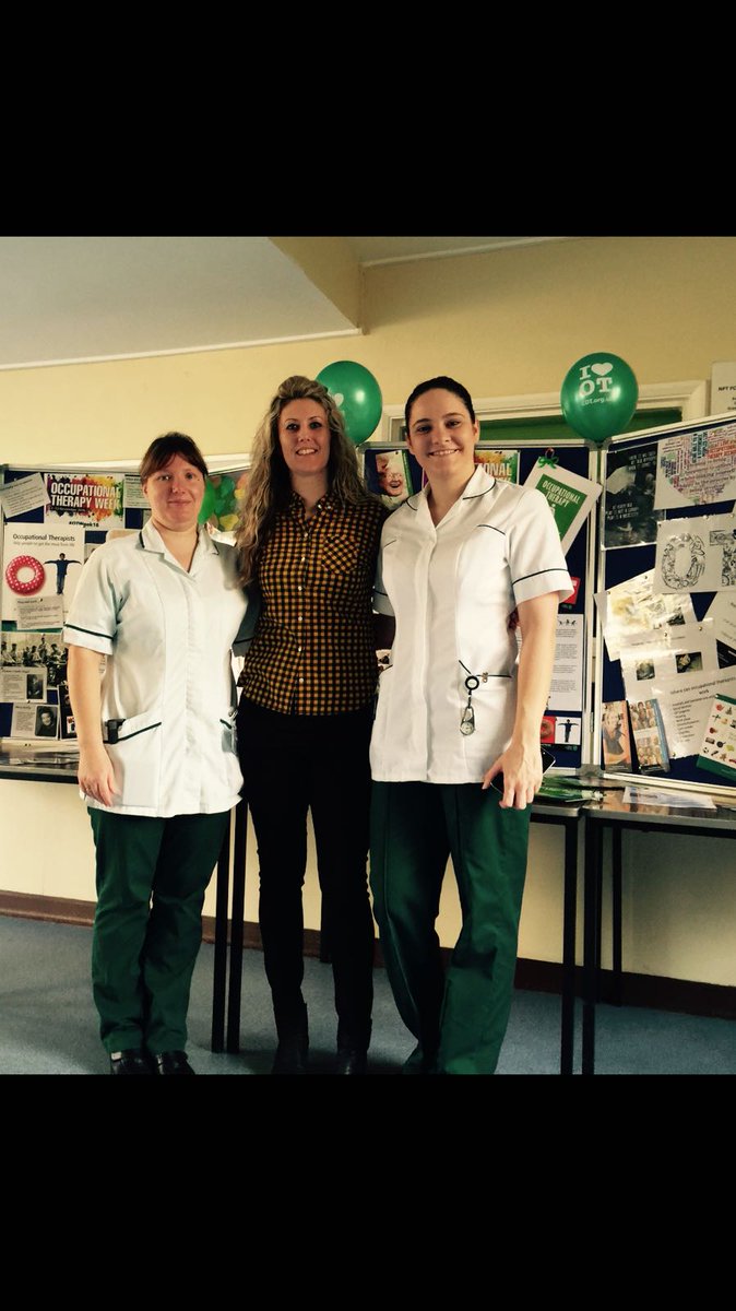 GranthamOt's tweet photo. OT Week at GDH dogleg physio reception come and see us on Friday. @Team_OT_LCH @BAOTCOT https://t.co/dHiQmYhwdc