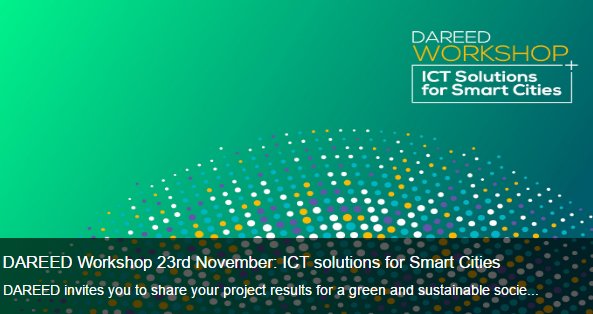 <a href="/DAREEDProject/">DAREED EU FP7</a> Workshop will take place in Vodafone smartcenter on 22-23rd November, Seville. #SmartCities #BigDataInnovate #bigdata