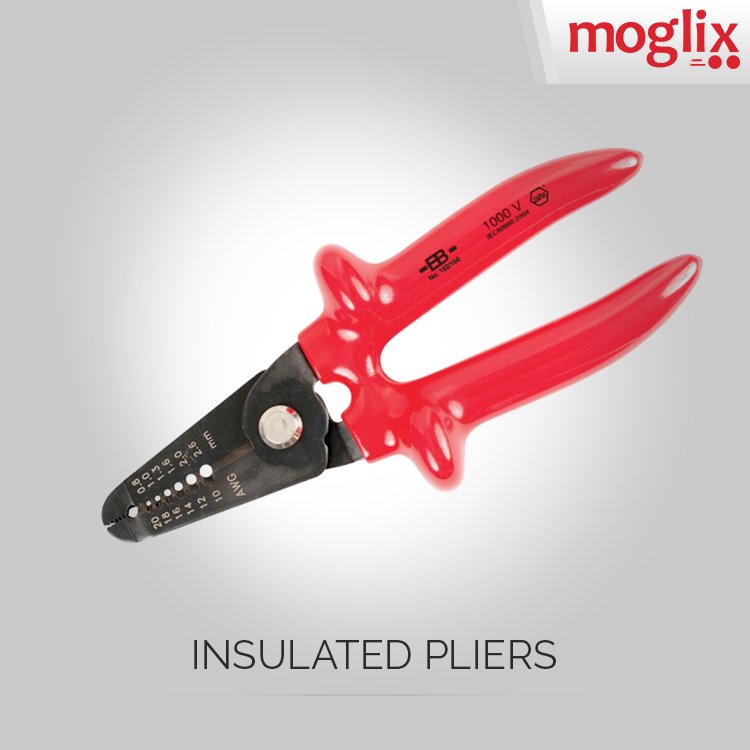 moglix's tweet image. Insulated pliers are a must-have for all electricians, or anyone in the habit of doing their own home electrical repairs. #ToolGuide