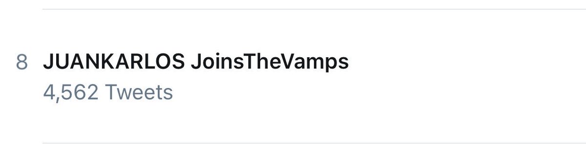 juankarlosfam_'s tweet photo. TRENDING 8TH SPOT NATIONWIDE! @KarlosLabajo @mca_music 

JUANKARLOS JoinsTheVamps https://t.co/EyYjO3uuiq