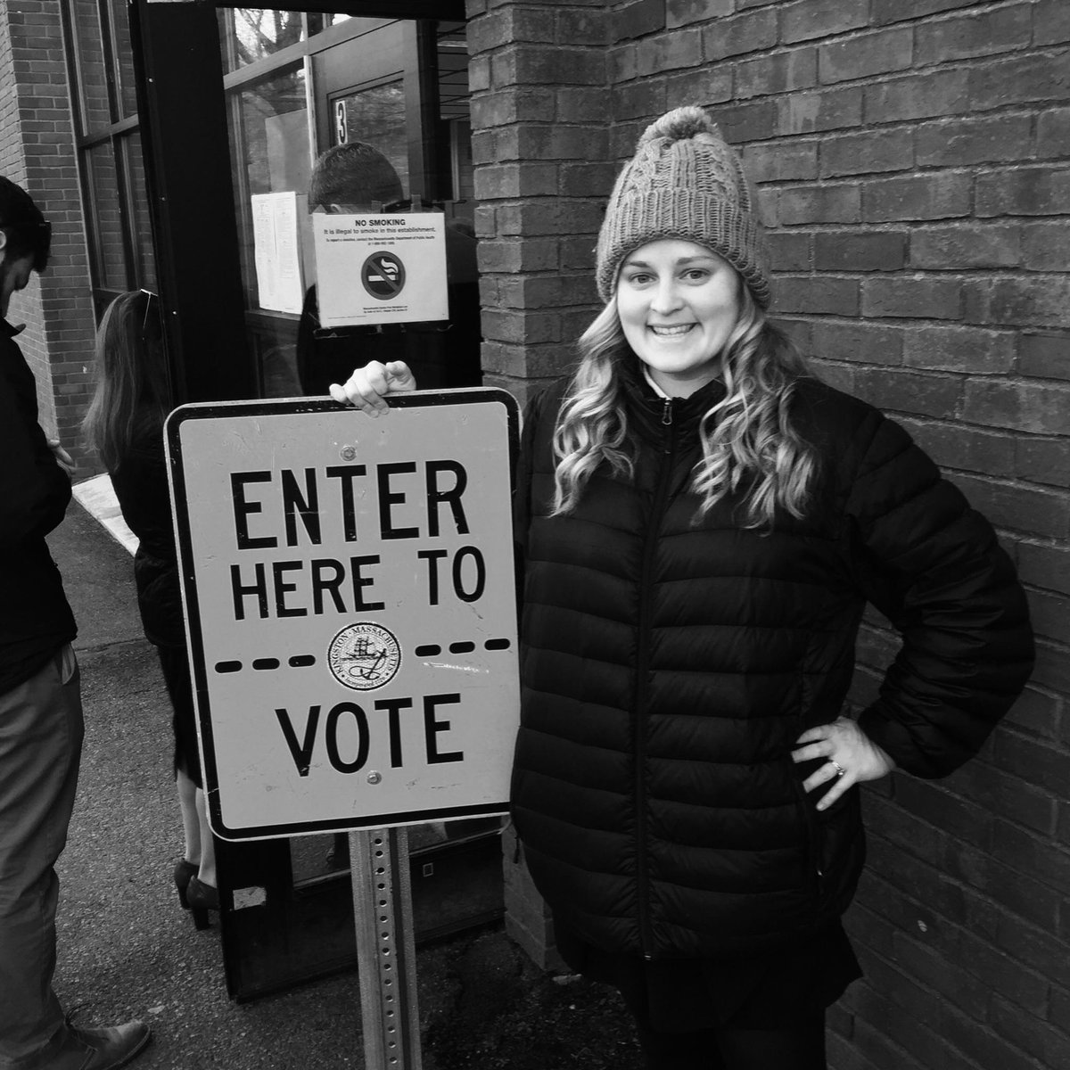 SuffolkLawACS's tweet photo. Vice President Laura exercised her right to vote this morning!
#ElectionDay #ACSVotes @Suffolk_Law https://t.co/xoDSIb3aac