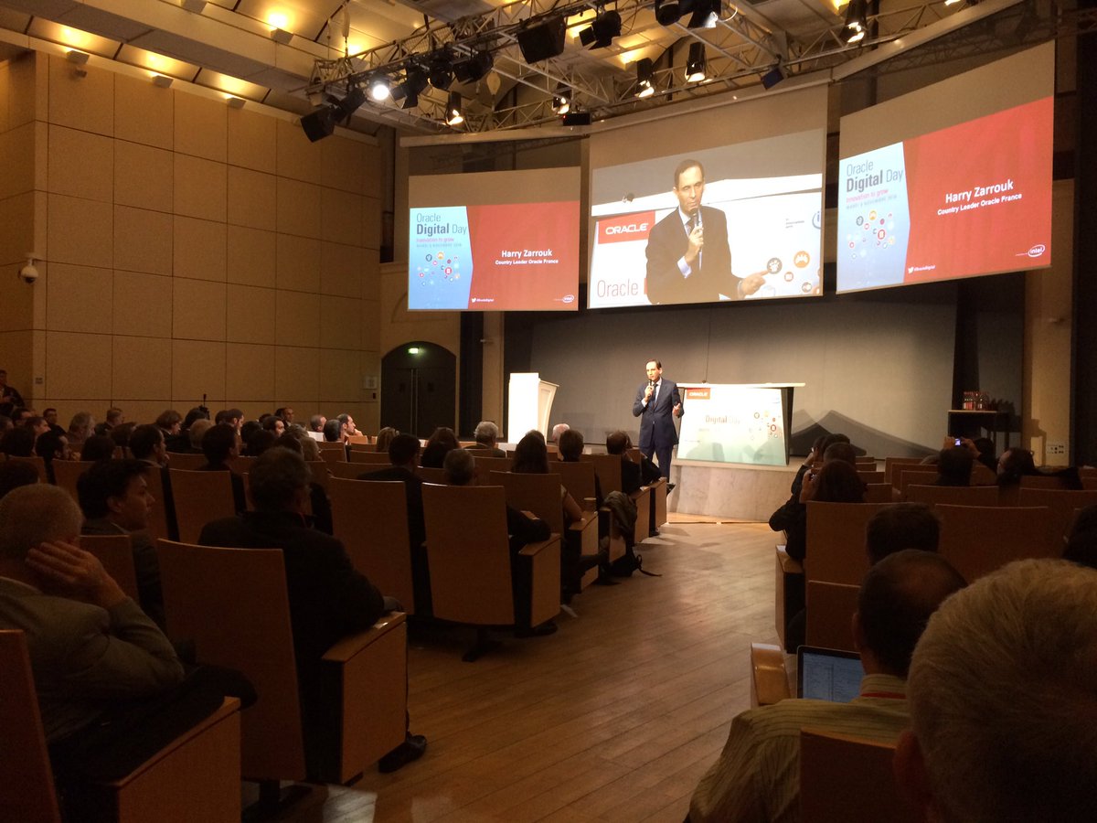#OracleDigitalDay c'est parti - une salle comble <a href="/Oracle_France/">Oracle France</a> <a href="/OracleHCM/">OracleHCM</a>