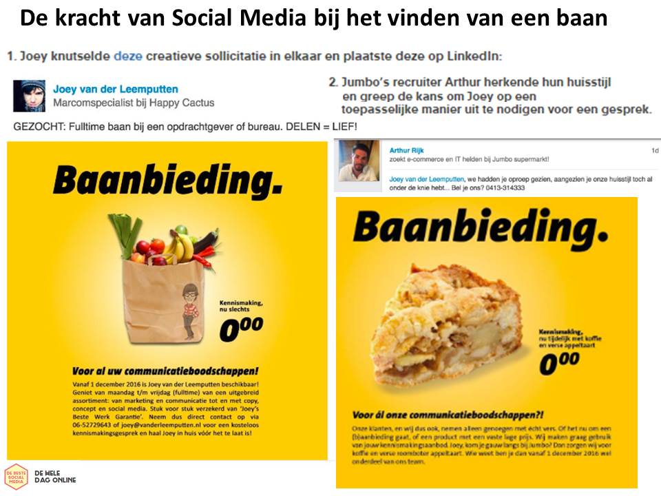 SollicitatieLAB's tweet image. Jumbo recruiter (@aprijk) reageert sterk op creatieve sollicitatie van @joeyvdl debestesocialmedia.nl/jumbo-reageert…
via @DeBesteSocial