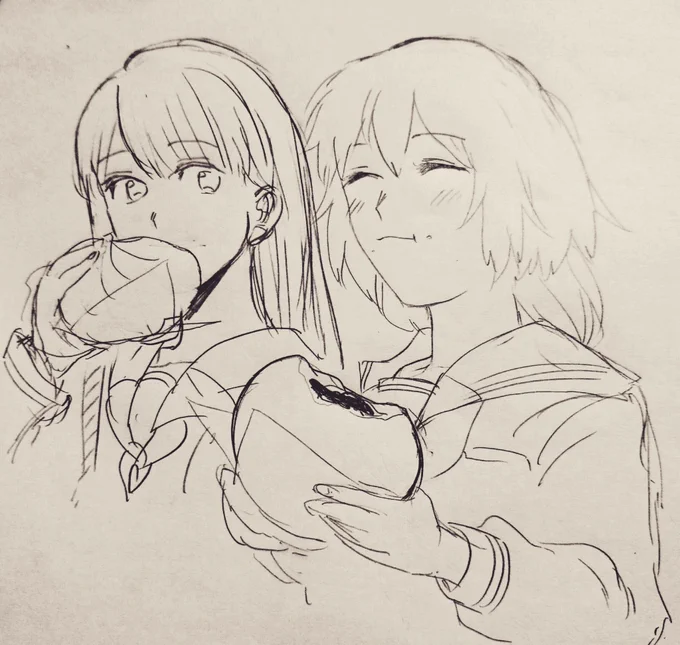 肉まんとあんまんを食すルーラーたち 