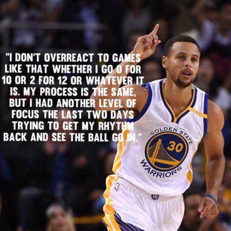 DrCoach_Ehrlich's tweet photo. Steph Curry on 13 threes a game after his first 0'fer in two years: True process is there regardless of small sample results #WinNow https://t.co/OFKHciiRHl