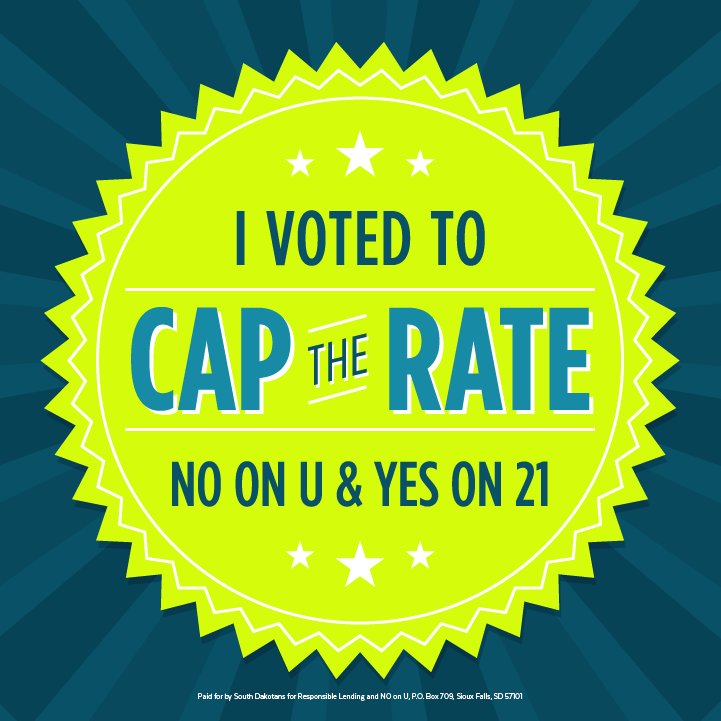 PLEASE VOTE TODAY: POLLS ARE OPEN from 7am to 7pm. Retweet this badge to let us know you voted! Let's end predatory lending in SD.