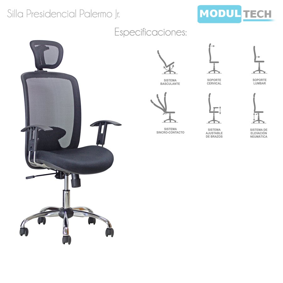 ModulTech's tweet image. Silla Palermo Jr. Disponible en Ejecutiva y Presidencia. Para mayor informacion comunicate con nostros a traves del numeros (0241)6173780