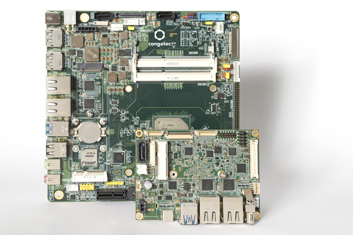 congatecAG's tweet photo. New Thin #MiniITX and #PicoITX boards with @Intel_DE  low-power #processors #ApolloLake #ele16 #electronica2016

https://t.co/D4Rgpt3aQb https://t.co/ilg9IizZGU