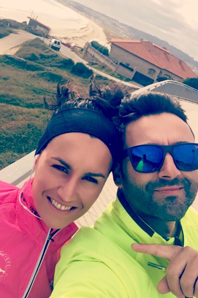 Running mañanero con mi Personal Trainer Andrea Oubiña 😜