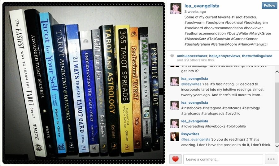 Advanced #Tarot Secrets hangs out on <a href="/Lea_Evangelista/">lea evangelista</a> bookshelf! 📖 amzn.to/18XHUXb amzn.to/1xQjj1b