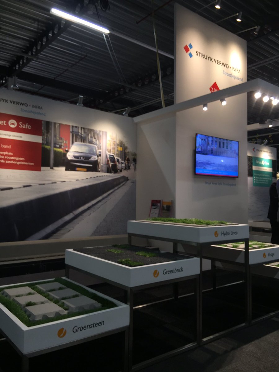 Bekijk de nieuwe prijswinnende oplossingen voor groenbestrating van <a href="/Straatbepalend/">Struyk Verwo Infra</a> Struyk Verwo Infra stand 2.044 #widor #widornl