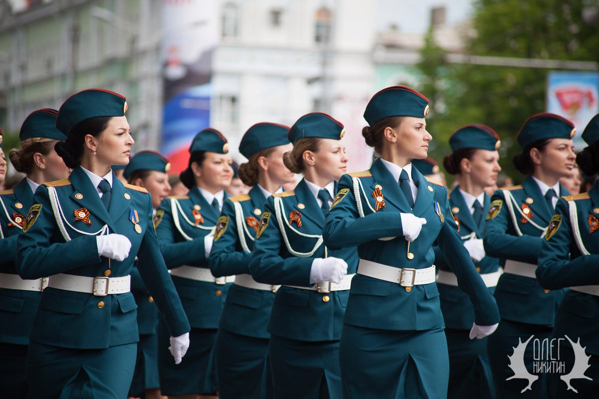 photo: Oleg Nikitin. Parade in the Donetsk People's Republic. Donbass.