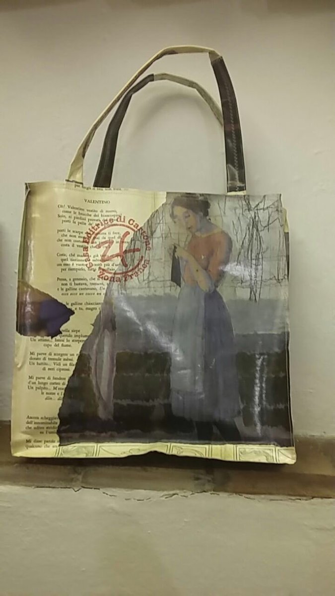 È di moda la cultura con ZonaFranca. La pittura di Alberto Magri negli Accessori da indossare.