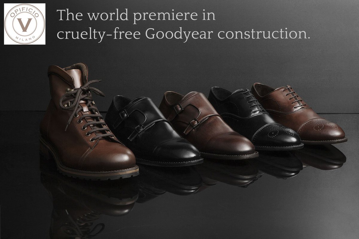 #goodyear goes #crueltyfree , a world premiere for #vegans and #nonvegans.
#veganshoes #vegannotonlyforvegans #madeinitaly #luxuryshoes