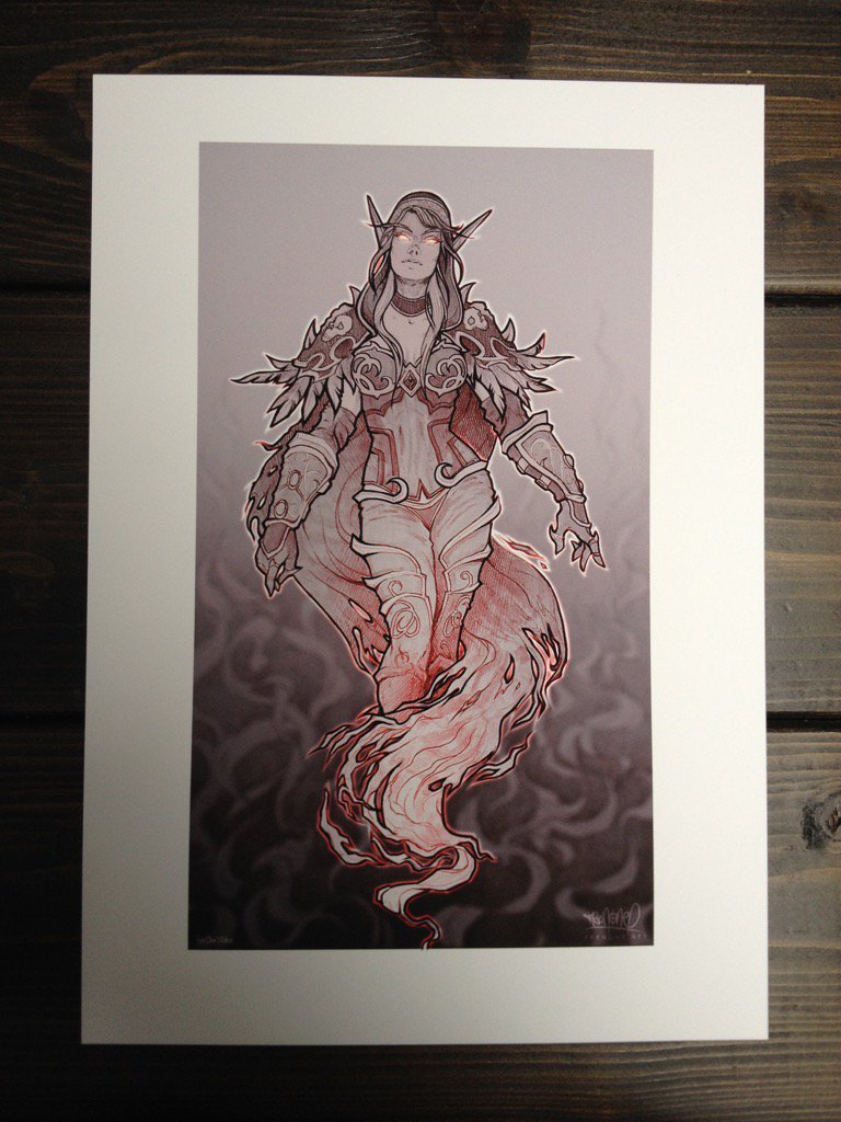 frenone's tweet photo. Traditional drawing of Sylvanas for @AriandraDw 💜 https://t.co/sL86g9t2vt