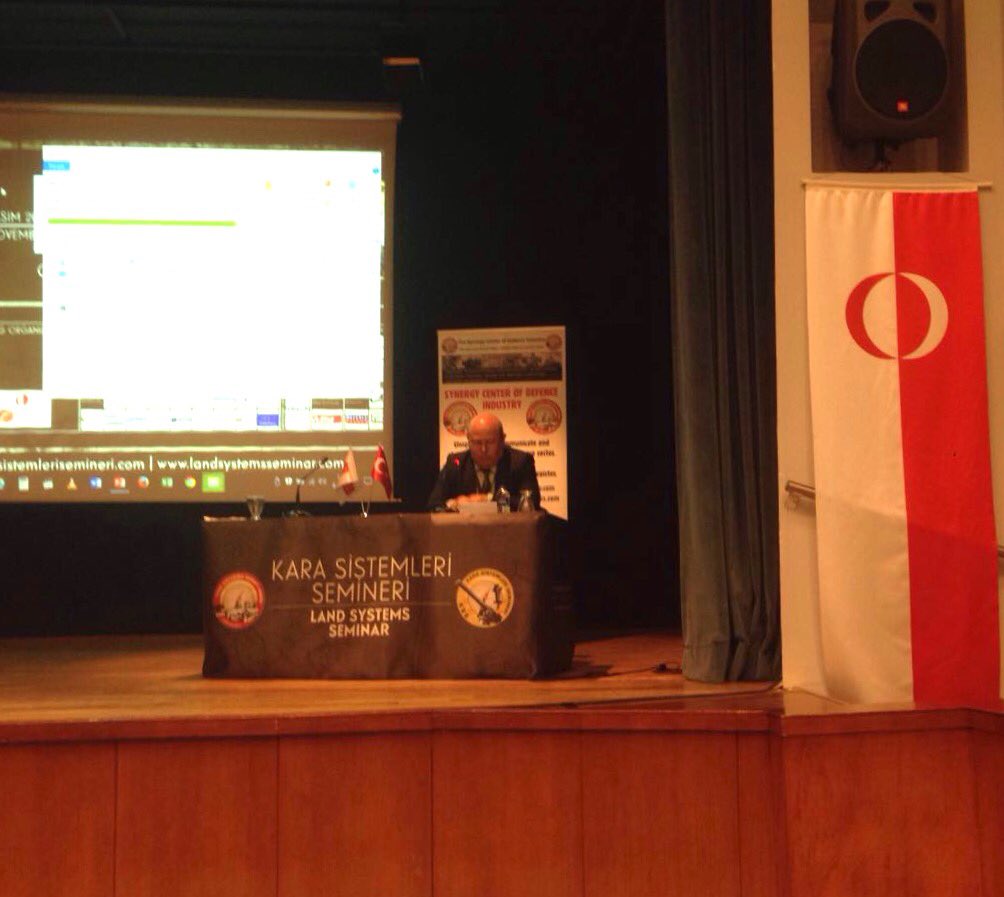 Koordinatörümüz Sn.Mahmut BAYRAK Kara Sistemleri Semineri'nde oturum başkanı #3th #Land #Systems #Seminar #ODTÜ #Türk #Savunma #Sanayi