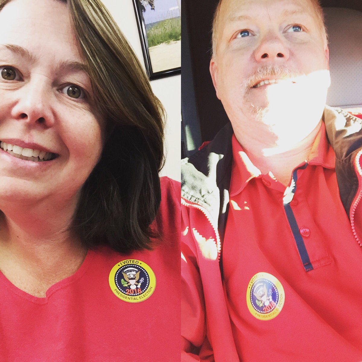 We did our part! #wevoted #ivoted #Election2016 #vote