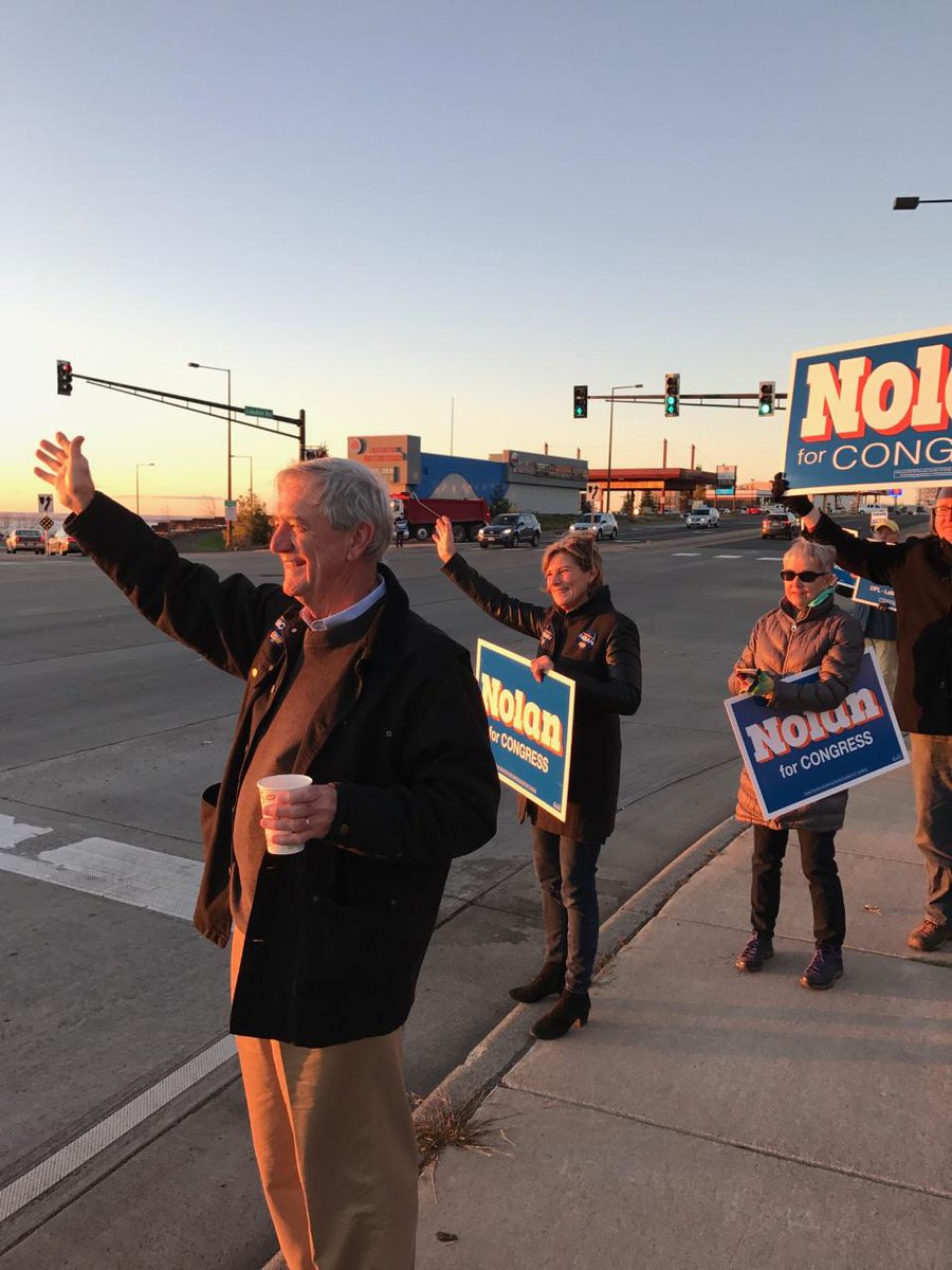 RickNolanMN's tweet photo. Good morning, Duluth! We're greeting voters w/Simonson/Schultz/Boyle supporters this morning! See you at the polls! https://t.co/qIiExlVwBH https://t.co/8MIr2h6CuN