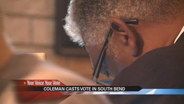 Congressional candidate Lynn Coleman votes on Election Day dlvr.it/Mcl6QK