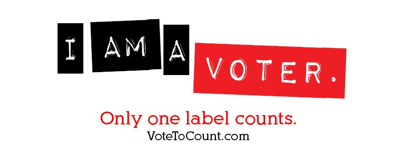 VoteToCount's tweet photo. Say it loud, and say it proud! Get out there and make your voice count. #votetocount https://t.co/uAcKY77zV9