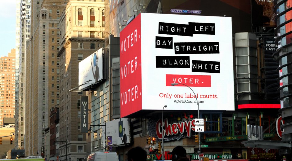 GrandVisual's tweet photo. Today there is only one label that counts #Voter #VoteToCount #USElections2016 @YourOAAA https://t.co/EsLuX1BCcP https://t.co/4Q5HSbXpKi