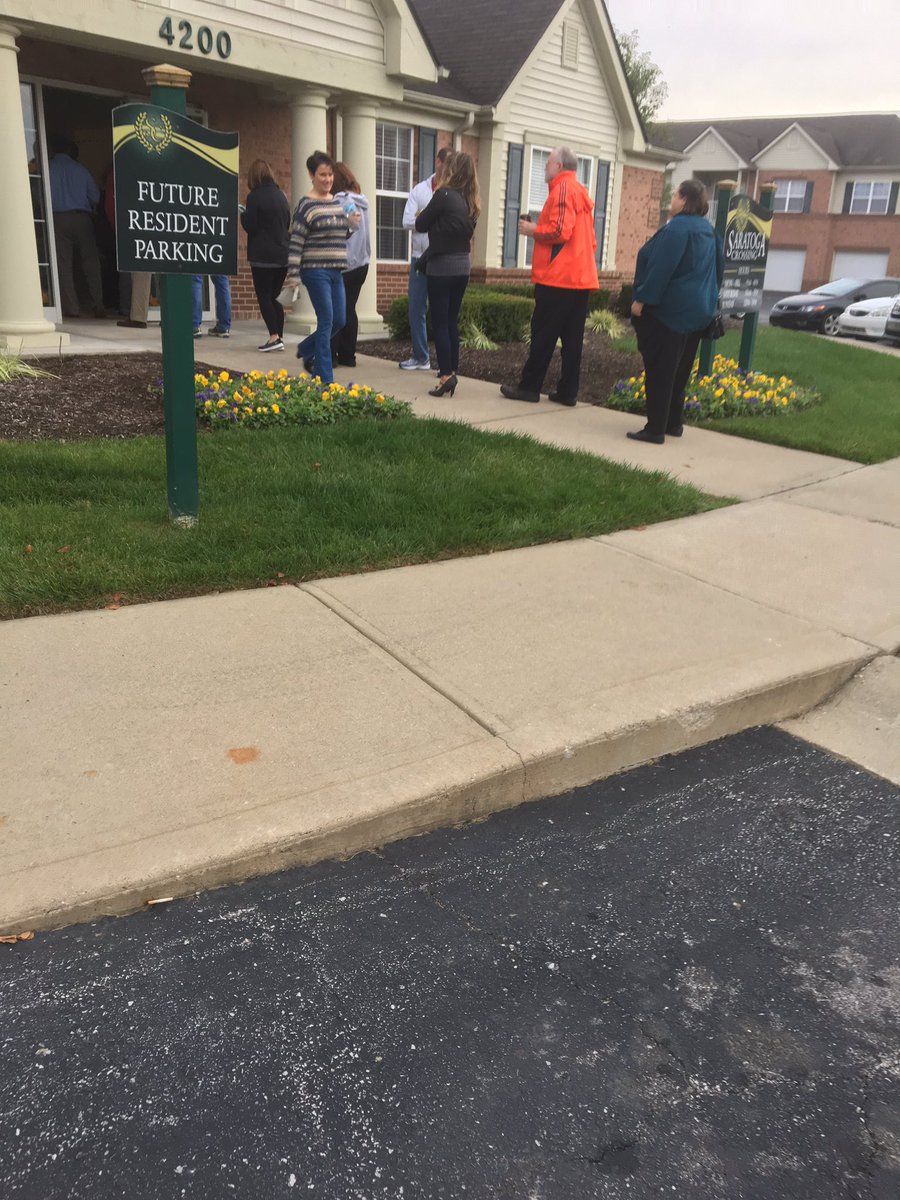 Indypilot1980's tweet image. Line&apos;s not that bad! #ElectionDay #INVotes #PlainfieldIN