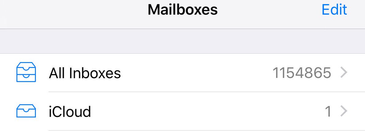 Syndicate's tweet photo. Updates iPhone settings...
1,154,865 new emails.. 😳 https://t.co/HAr2jSxIDi