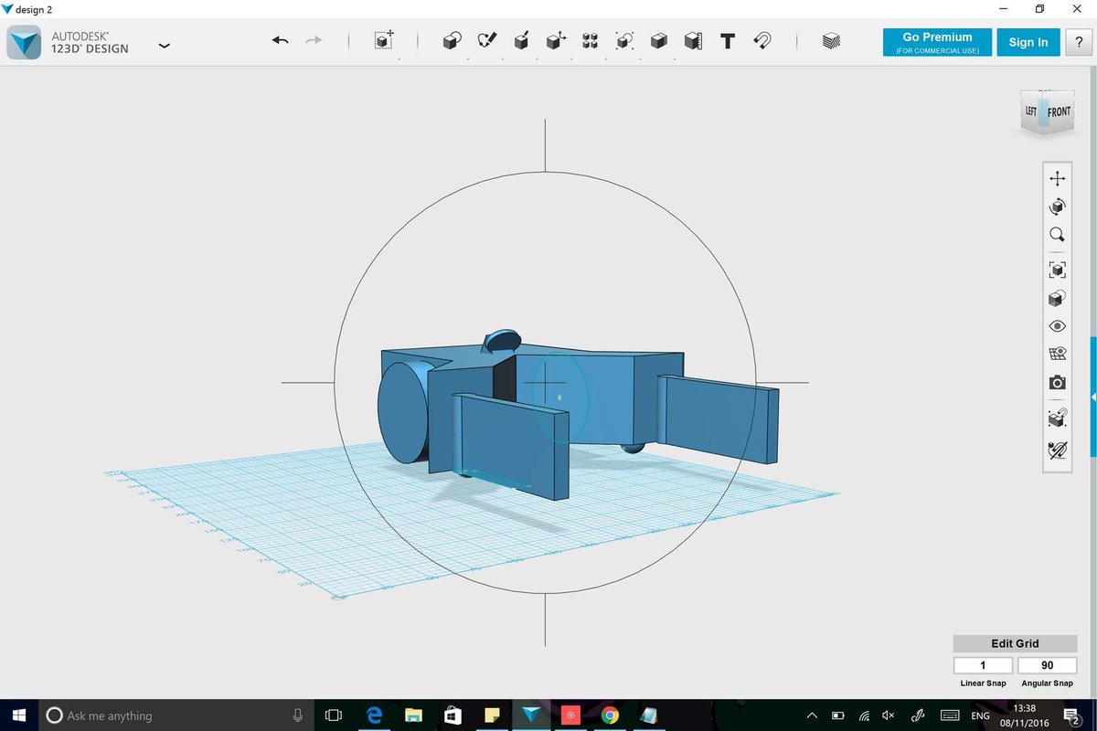 DesignAutoMecha's tweet image. Week 7:
We continued to focus on the design of the robot, concentrating on how the robot will look and operate once construction begins.