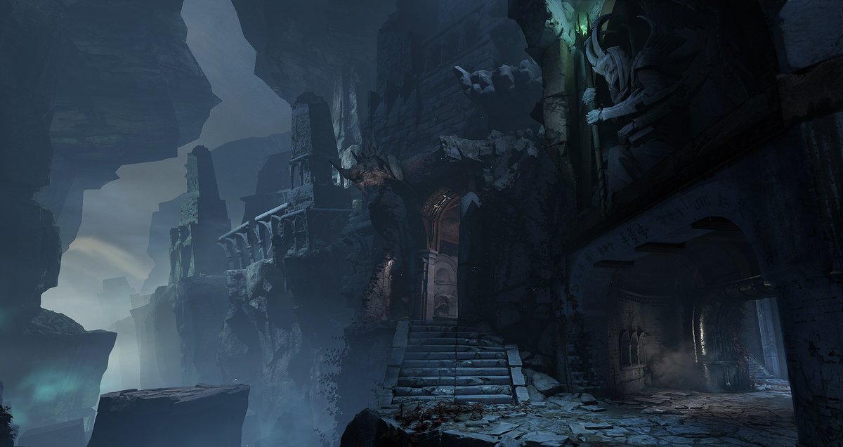 Bethesda_RU's tweet photo. Новая сетевая карта #DOOM из дополнения #HellFollowed переносит вас на древние развалины. https://t.co/lEJ88NJfO7