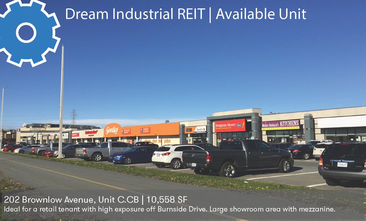 Over 10,000 sq. ft. of retail space available at 202 Brownlow Avenue in Burnside #dreamindustrial #yhz #realestate