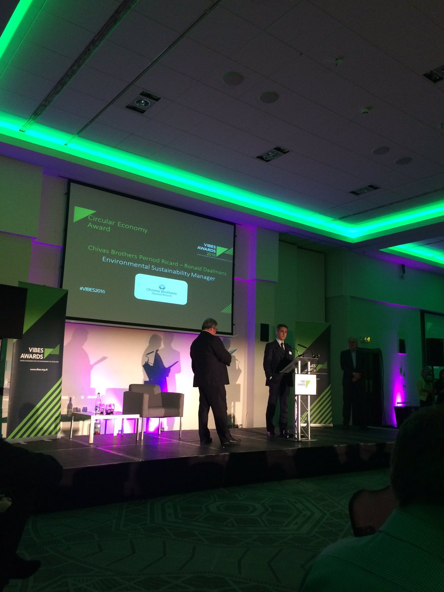 moraggarden's tweet image. Chivas Brothers sponsoring Circular Economy awards  #VIBES2016