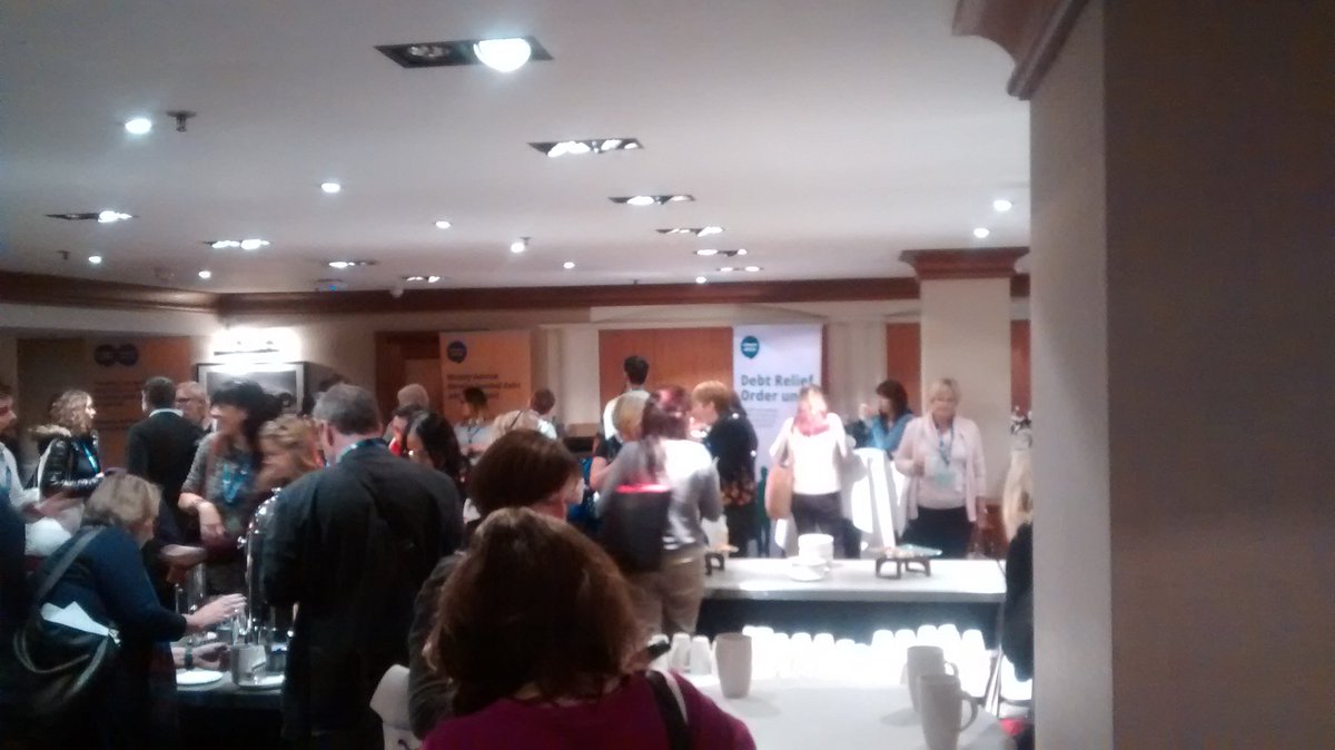 FinancialSkills's tweet photo. Coffee and networking #moneyconferences2016 final sessions coming up - busy day, lots covered https://t.co/0hSgPcVMJh