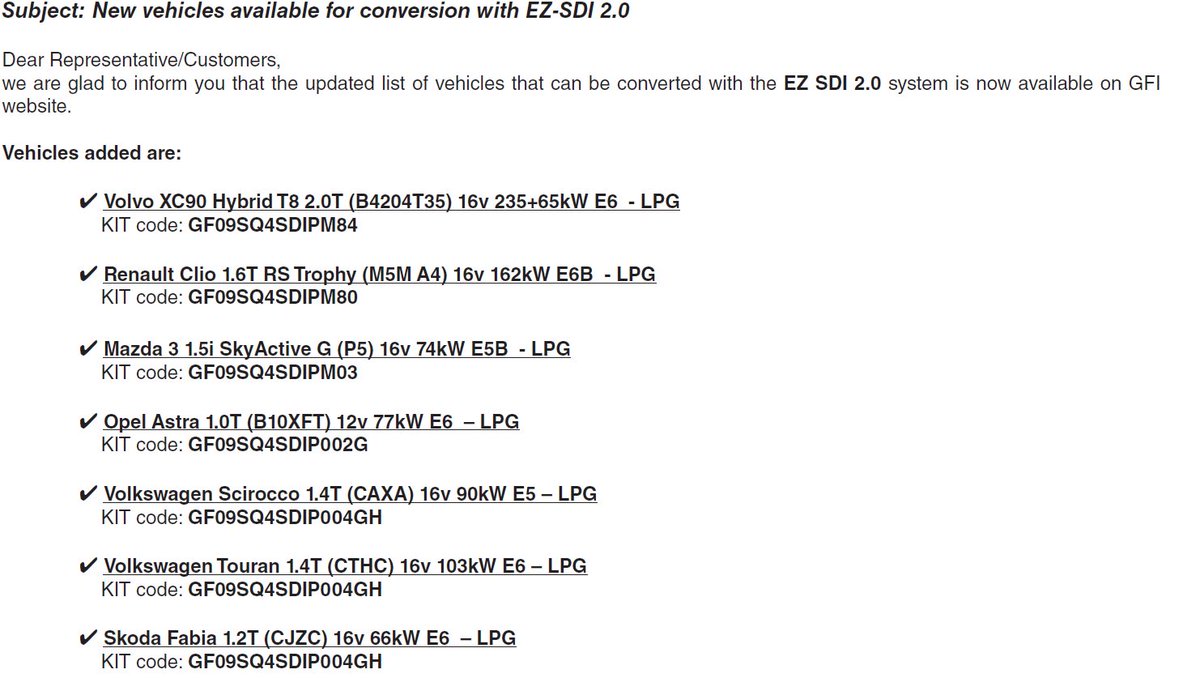 GfiControl's tweet photo. EZ SDI 2.0. Over 100 Direct Injection models now officially released... visit https://t.co/Lf2ZU96Arr for a full listing #LPG #CNG #AUTOGAS https://t.co/BmPDK1yGiO