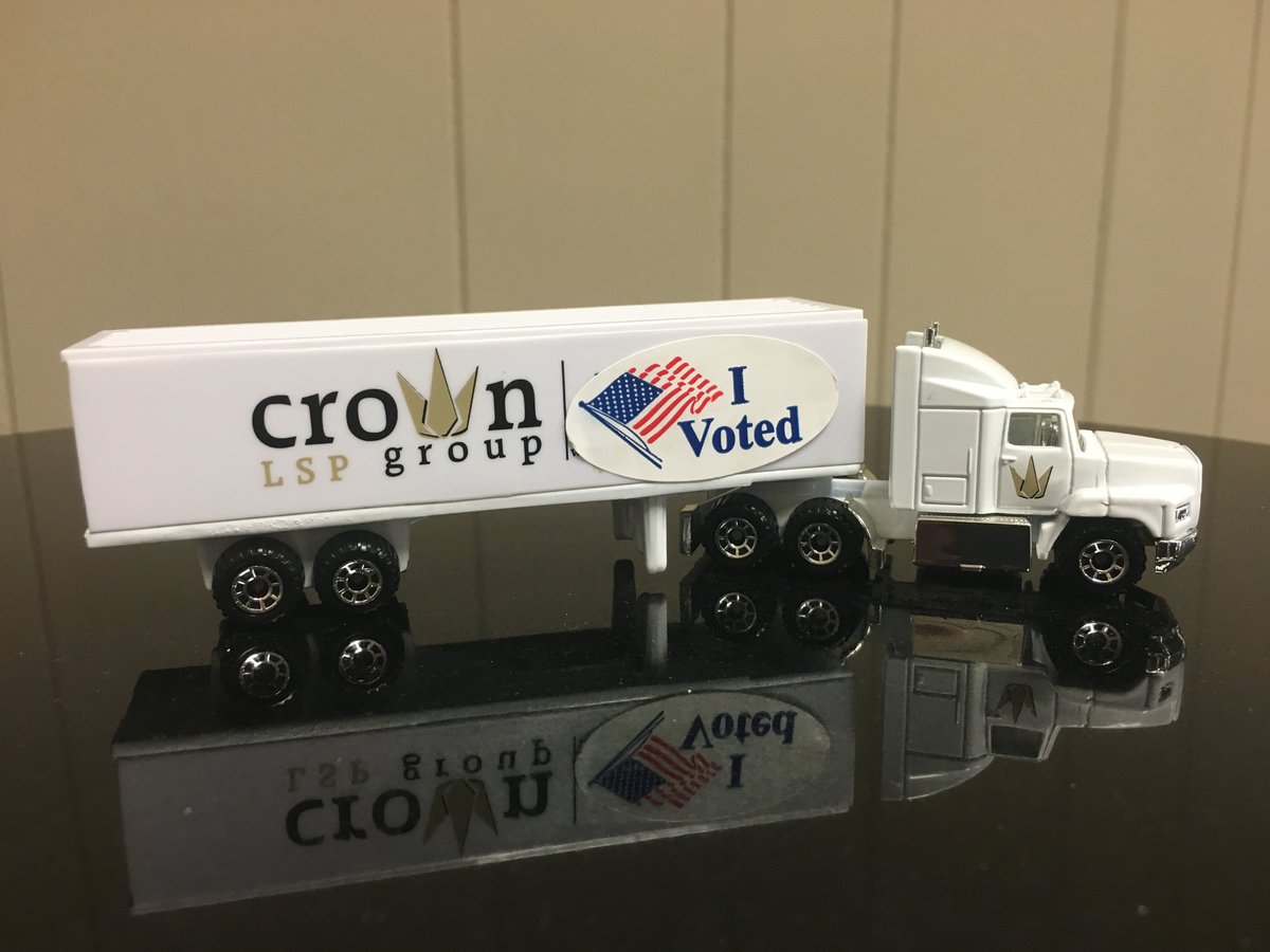 crownLSPgroup's tweet photo. We voted... Did you? #Election2016 #ElectionDay #Transportation #Logistics https://t.co/P2raVhcCbG