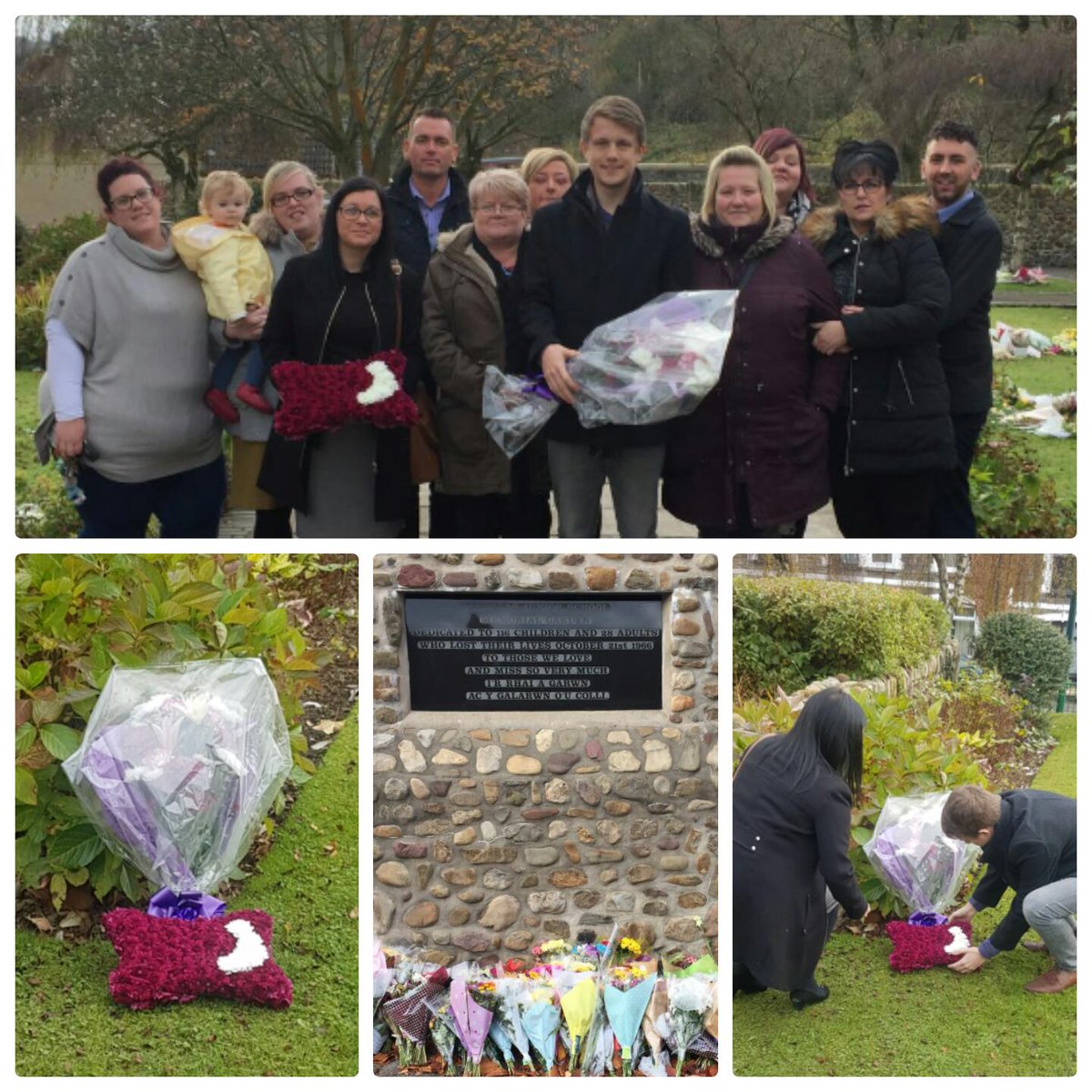 Ebbwvalepi's tweet image. South Wales Area showing our respect for the victim's of Aberfan @Jdentonswalespi @LauraEvans81 @SDEBDD  #50years #aberfan