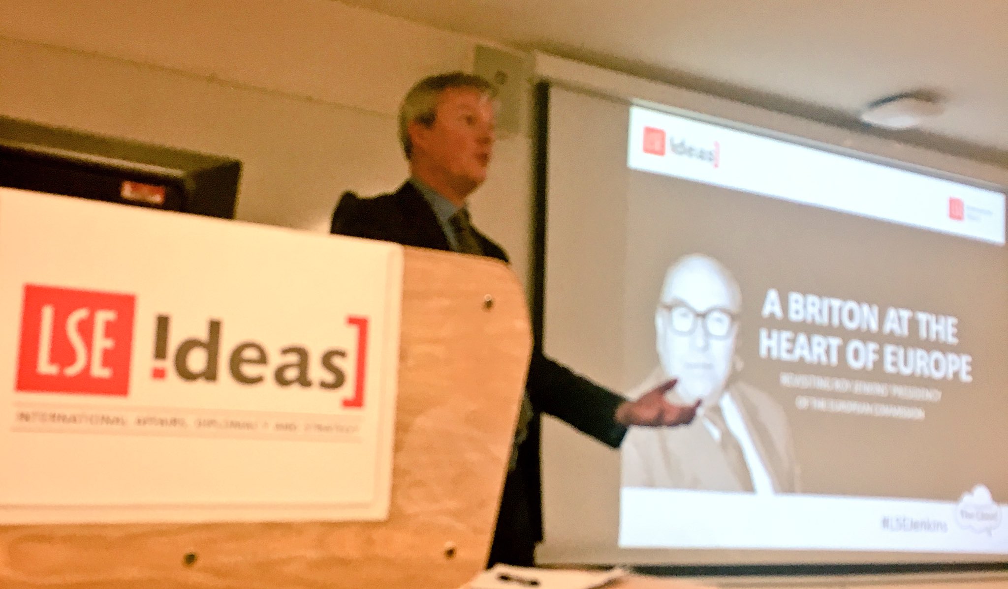 #LSEJenkins: one of the major disappointments that his presidency brought was that EU was less popular in UK when he left the office https://t.co/vcapqIo8rT