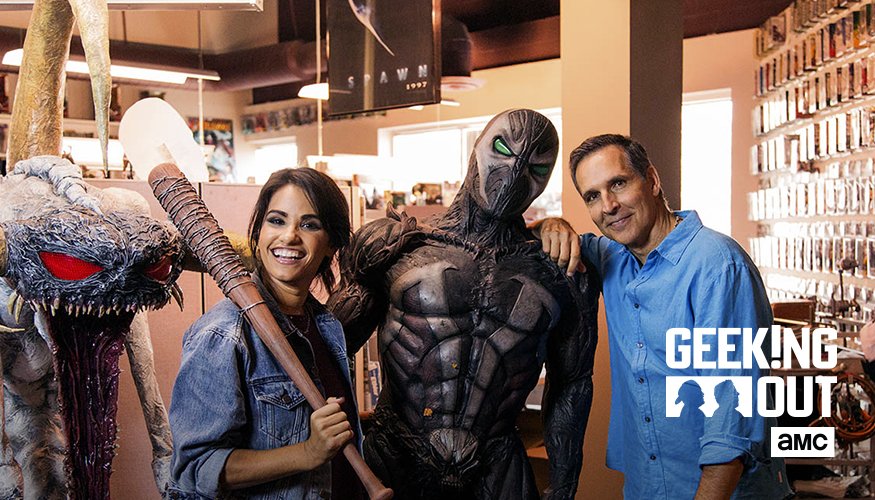 #Spawn creator <a href="/Todd_McFarlane/">Todd McFarlane</a> reveals secrets about “dark, R-rated, scary” reboot on #GeekingOut. bit.ly/2e6wCYN