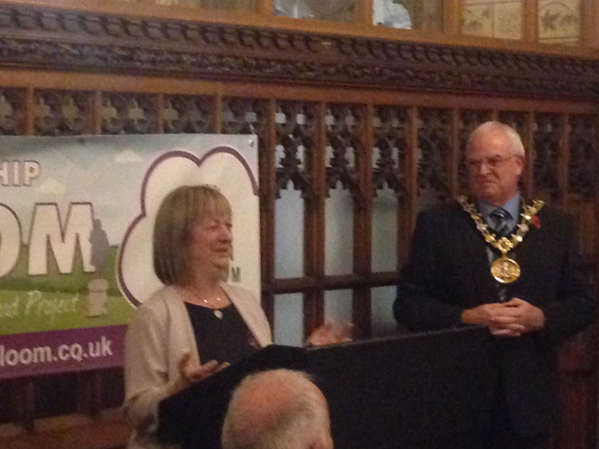 rochdaleinbloom's tweet photo. #Volunteers from #Rochdale, #Heywood & #Pennines speak about how proud they are to have been involved in our success. #RHS16 @The_RHS https://t.co/CoMygWvWUt