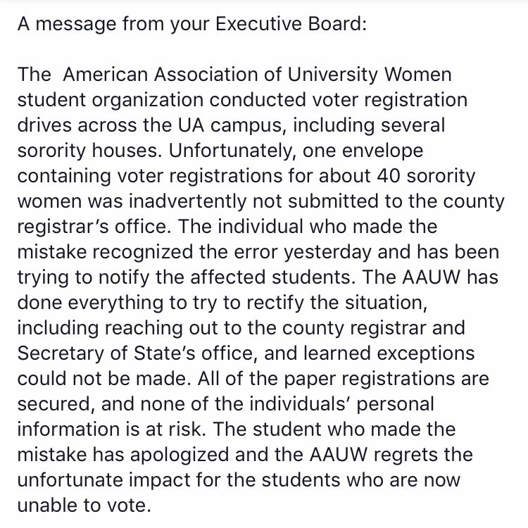 UAAAUW's tweet photo. Please see the message below! https://t.co/jBQx1rdd5y