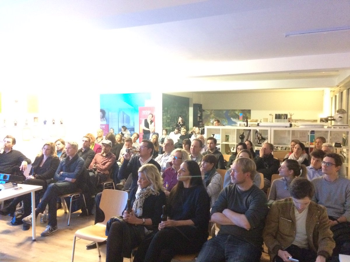 Volles Haus bei unserem heutigen #FoodTech und #Food Startup-Meetup in Düsseldorf #startupdorf #Food4Though #NGF17