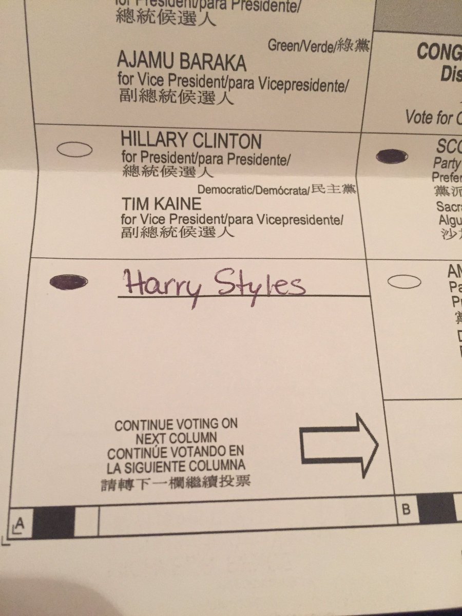 Imagine being so immature and taking your vote for granted like this when there are people out there wishing they could vote &amp; have a say.