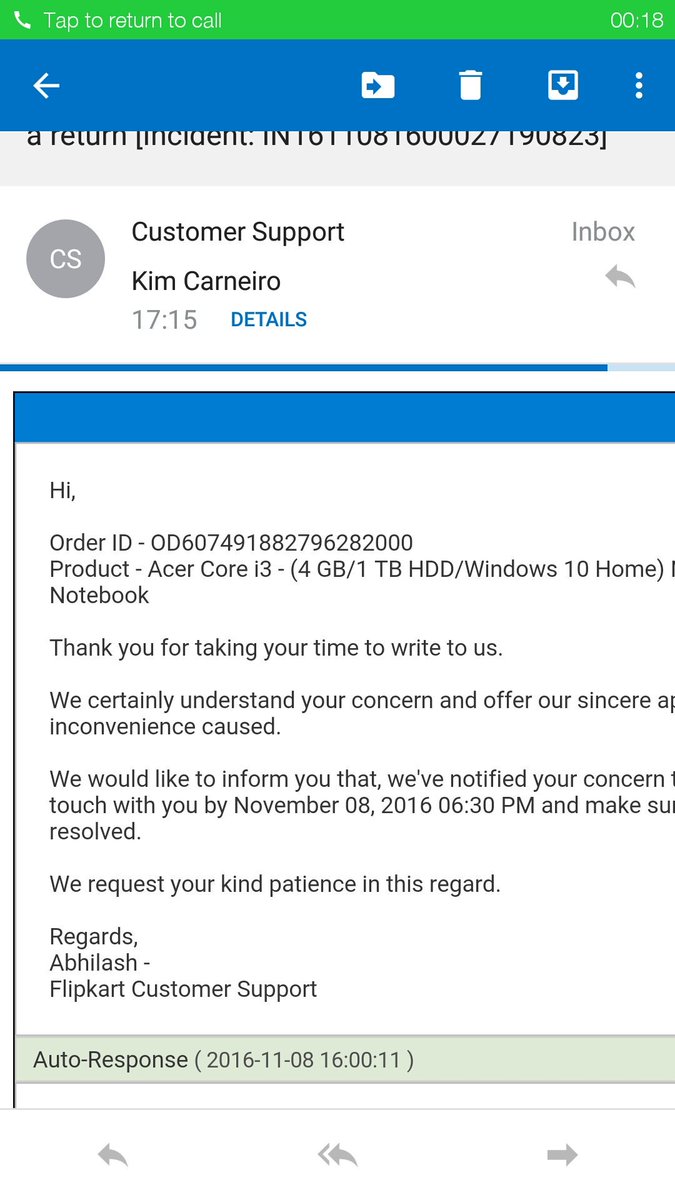 KCarneiro87's tweet photo. @flipkartsupport https://t.co/j73eGTOJND