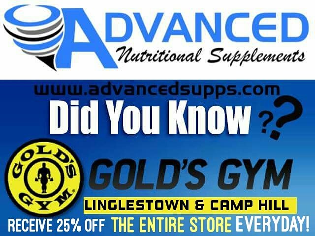 advanced_supps's tweet photo. Go see the amazing staff at @GGLinglestown & @GoldsGymCampHil πͺ awesome deal for our friends at these incredible facilities!! #GOLDAdvantage https://t.co/qebEFfiPIn