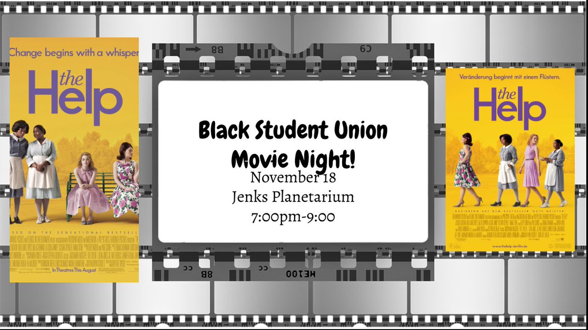 jenksblacksu's tweet photo. Jenks BSU will be hosting a movie night at the Jenks Planetarium. Friday November 18, everyone is welcome to come! (Spread the word)🎉 https://t.co/sZo28KKQKJ