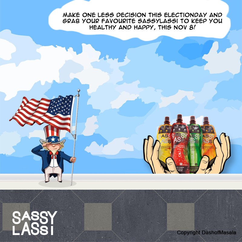 sassylassi's tweet photo. #SassyLassi #donaldtrump #hillaryclinton #Gohillary #maga #election2016 #yogurt #freshyogurt #kidsyogurt #voteyourconscience #president https://t.co/njwLei9Wm1