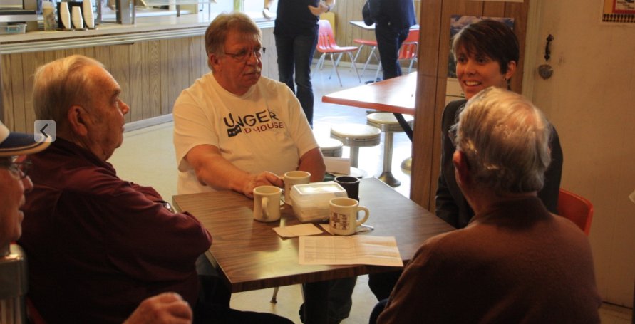 hawksforhouse's tweet photo. Quick stop at one of my favorite places, the Flandreau Bakery! #electionday https://t.co/M1GLlPU3JX