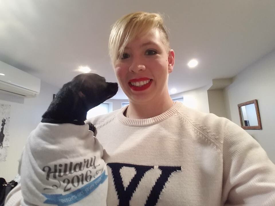WW4Hillary's tweet photo. Victoria '09 voting today in NYC! #VoteWellesleyBlue https://t.co/wCSMcxGAOp